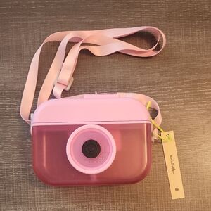Fun Pink Camera Cup with Strap, New With Tag!